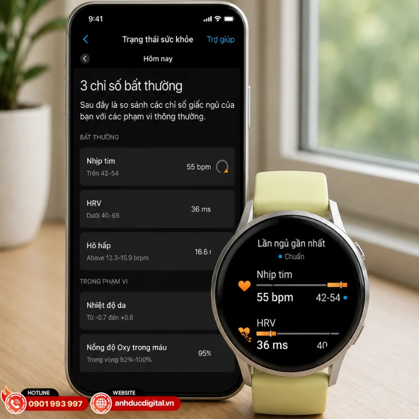 Garmin Venu 4 mang đến khả năng theo d&otilde;i giấc ngủ chuy&ecirc;n s&acirc;u
