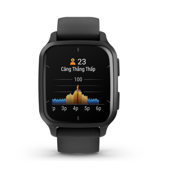 Garmin Venu SQ 2 Music | 40mm | Black Case/Silicone Band (Chính Hãng)