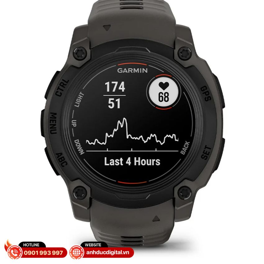 tính năng theo dõi sức khoẻ Garmin Instinct 3/instinct E