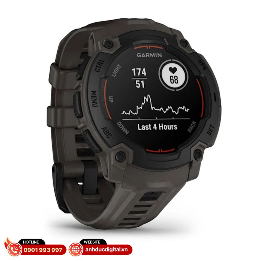 Theo dõi sức khoẻ trên garmin Instinct E
