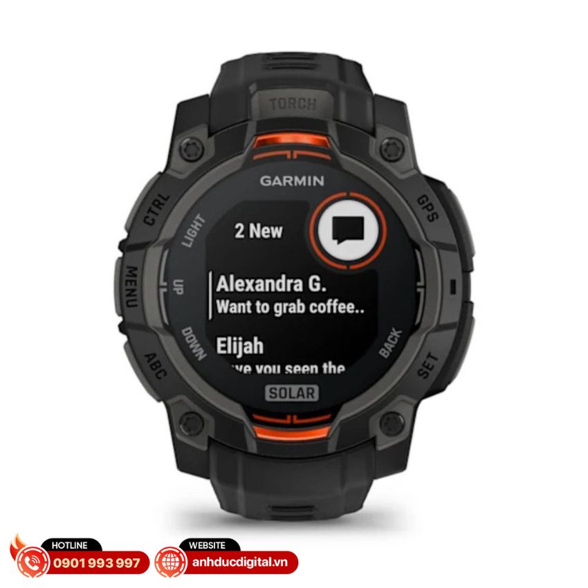 khả năng kết nối của Instinct 3 Solar