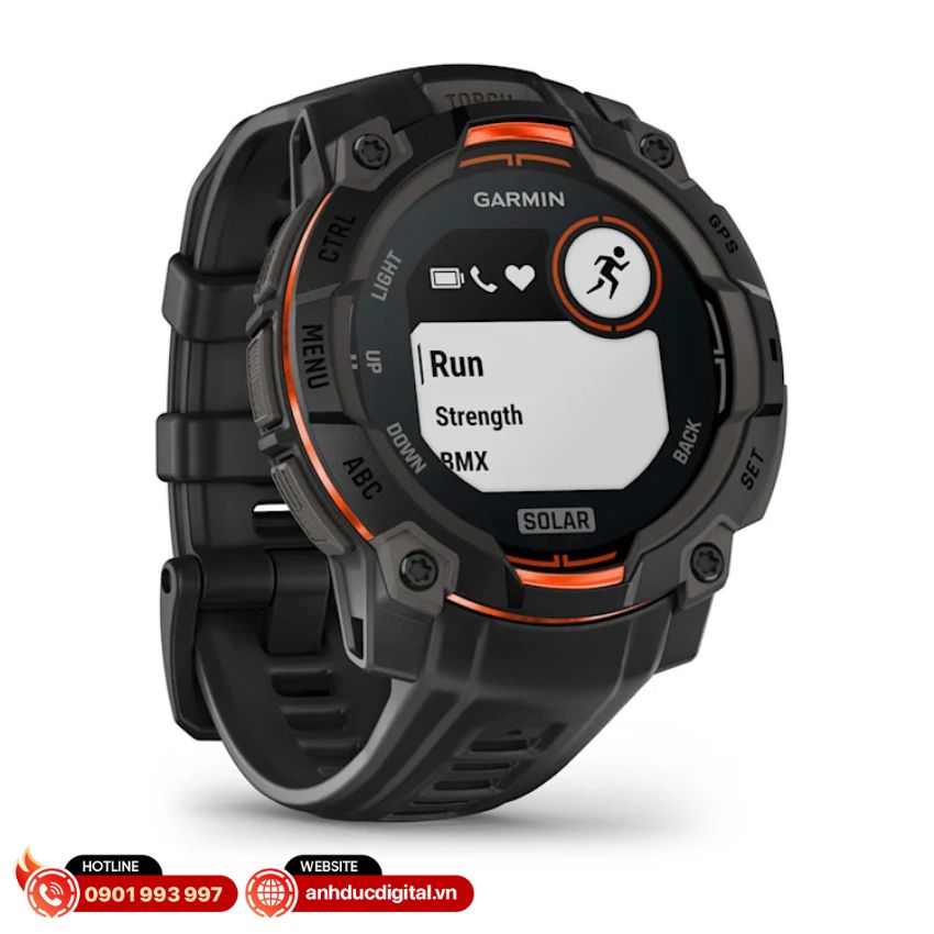 tính năng tập luyện trên Instinct 3 Solar