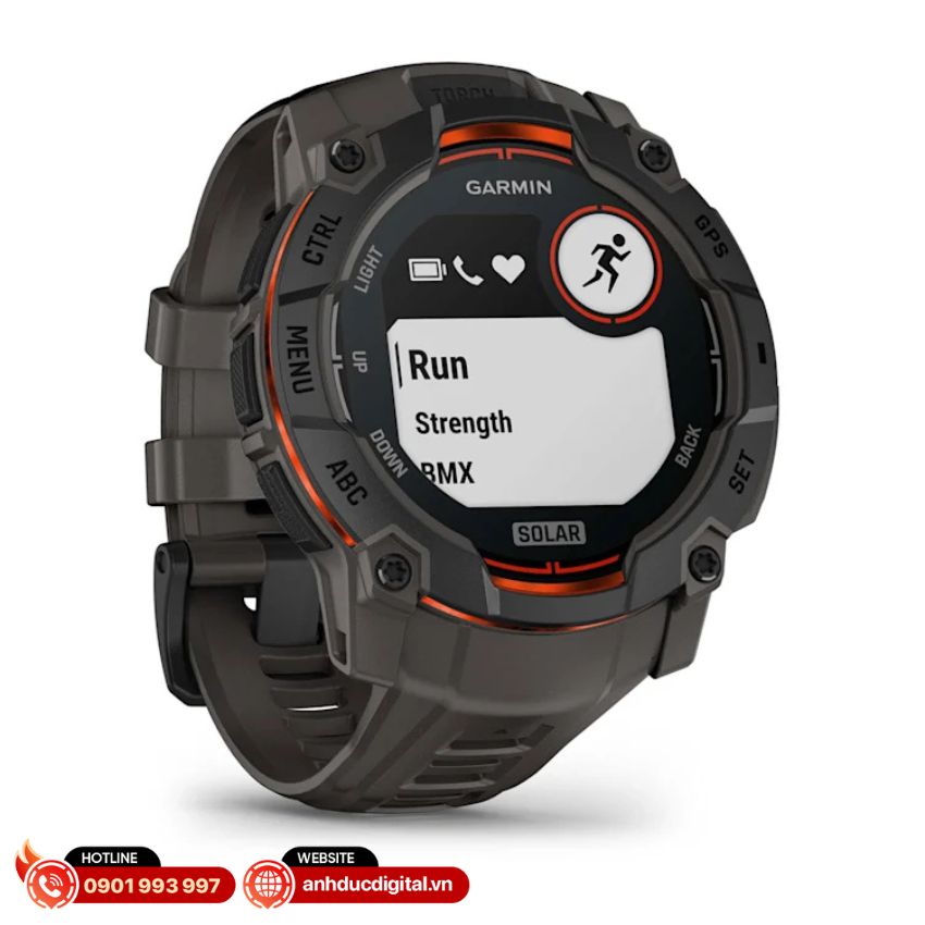 hỗ trợ tập luyện trên Garmin Instinct 3 Solar