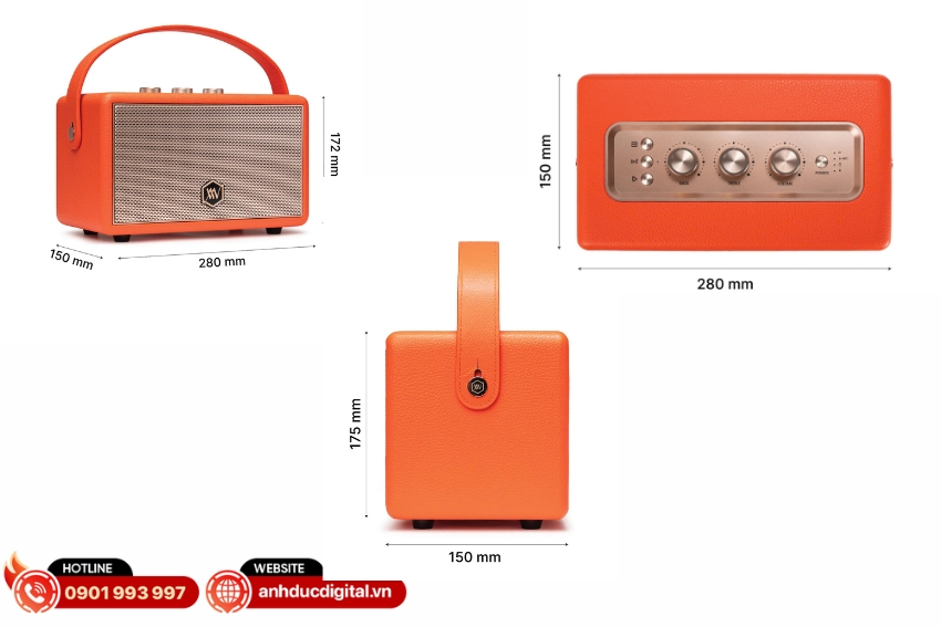 Alpha Works W89 thiết kế gọn gàng, dễ di chuyển