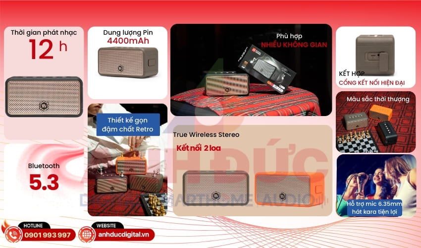 Mô tả loa Alpha Works W39