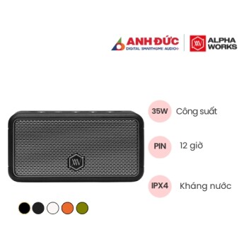 Loa Alpha Works W39 | Black/Gun Metal (Chính hãng)