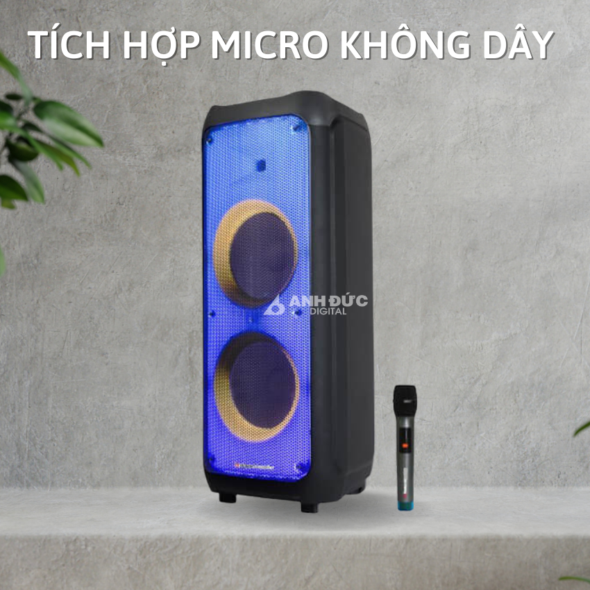 Tích hợp micro không dây chất lượng 