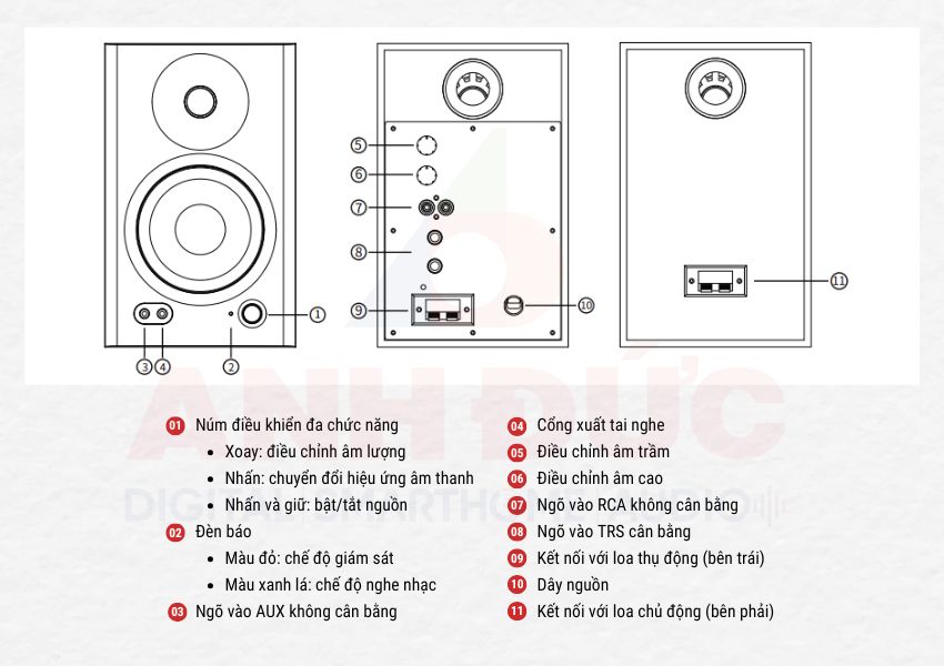 Bộ loa kiểm âm EDIFIER MR4 - 12