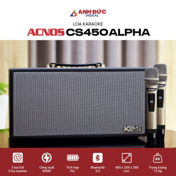 Loa Karaoke Acnos CS450 Alpha (Chính Hãng)