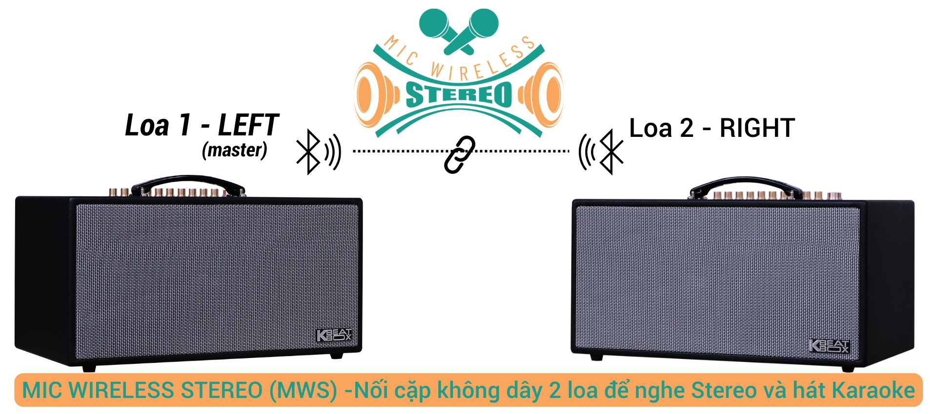 Tính năng Mic Wireless Stereo
