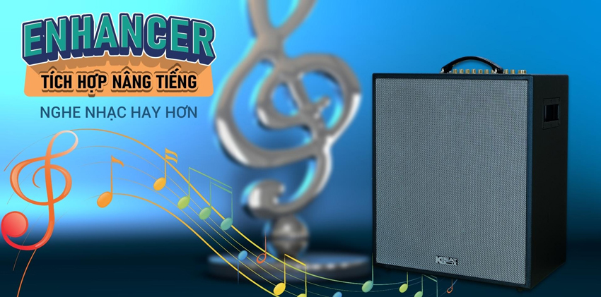 Tích hợp bộ nâng tiếng cho âm thanh hay hơn