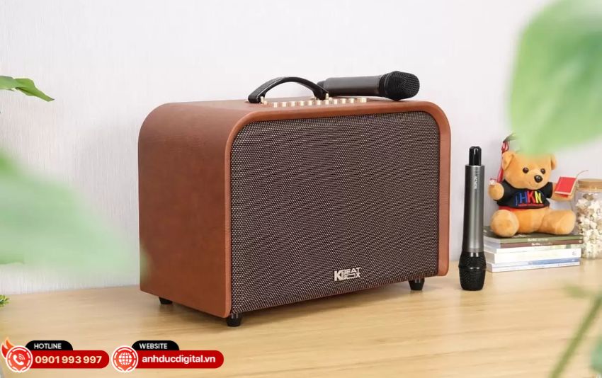 Loa Acnos Harmony sở hữu thùng loa bằng gỗ cao cấp