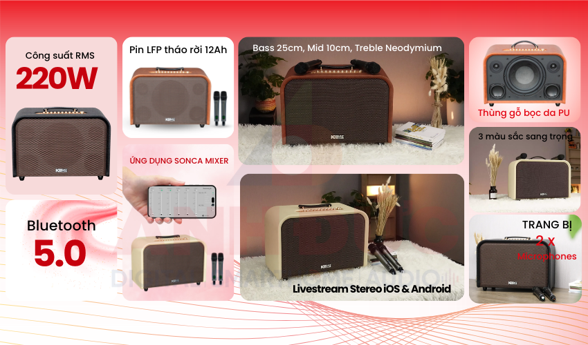 Loa Acnos Harmony chính hãng