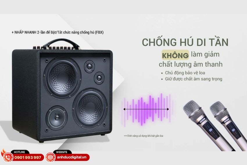 Công nghệ chống hú di tần tiên tiến