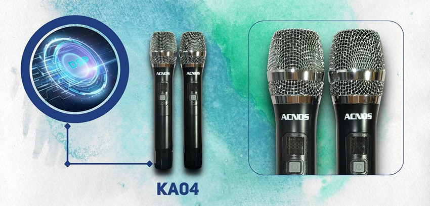Trang bị 2 Micro không dây UHF