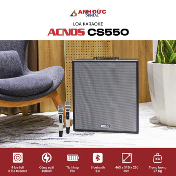 Loa Karaoke Acnos CS550 (Chính Hãng)