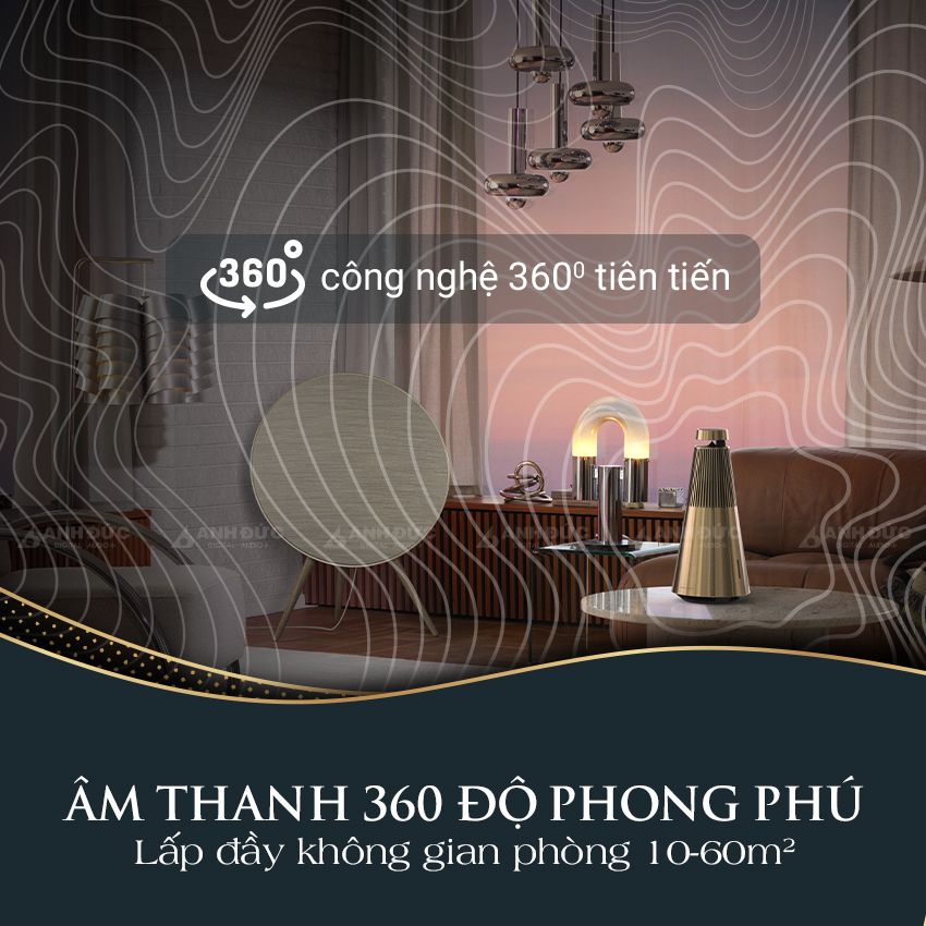 Âm thanh 360 độ phong phú