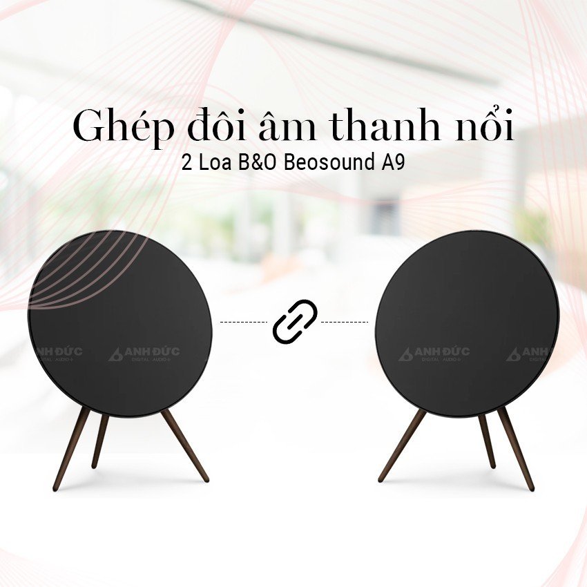 Ghép đôi âm thanh nổi hai loa Beosound A9