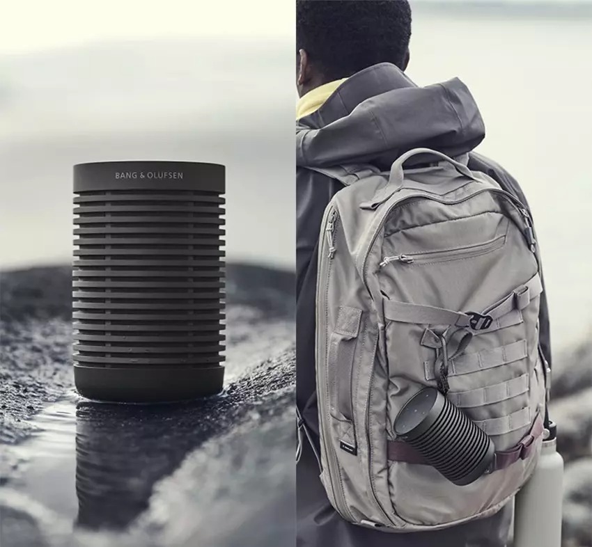 Thiết kế loa B&O Beosound Explore bền bỉ, nhỏ gọn, dễ mang đi khắp mọi nơi
