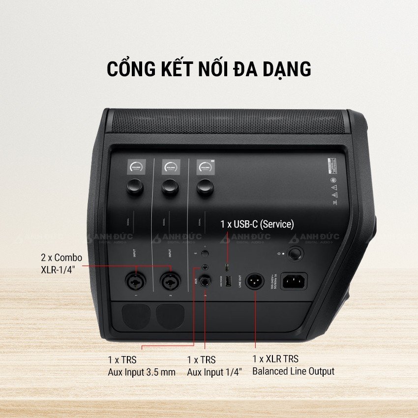 Hệ thống cổng kết nối đa dạng