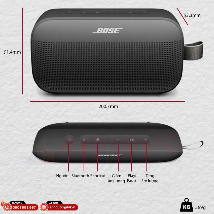 Loa Bose Soundlink Flex II tổng quan