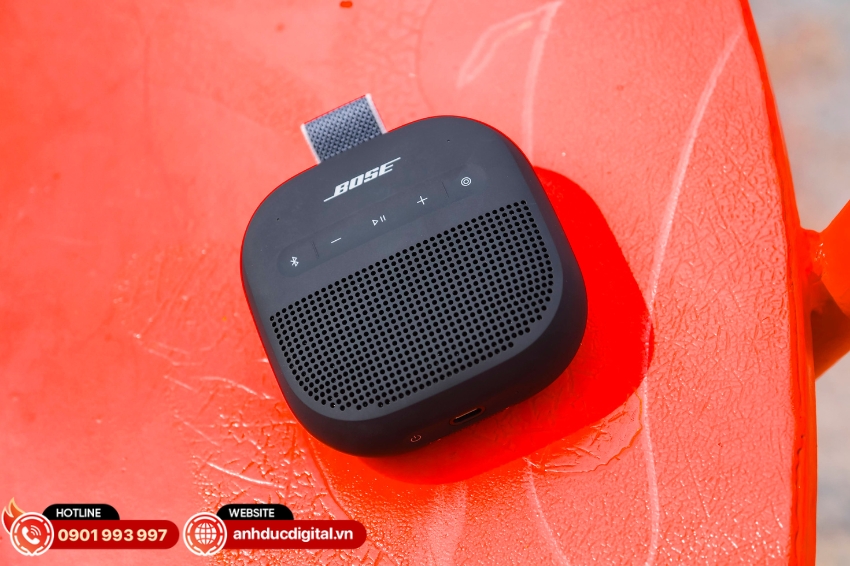 Bose SoundLink Micro 2 sử dụng driver toàn dải kết hợp công nghệ xử lý tín hiệu số
