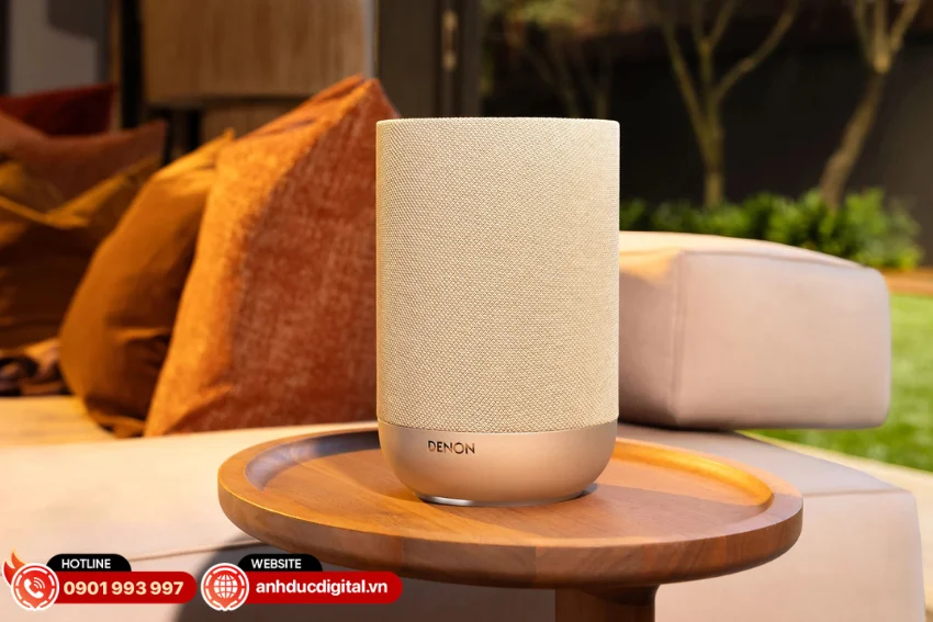 Loa Denon Home 200 được thiết kế theo phong cách tối giản, hiện đại