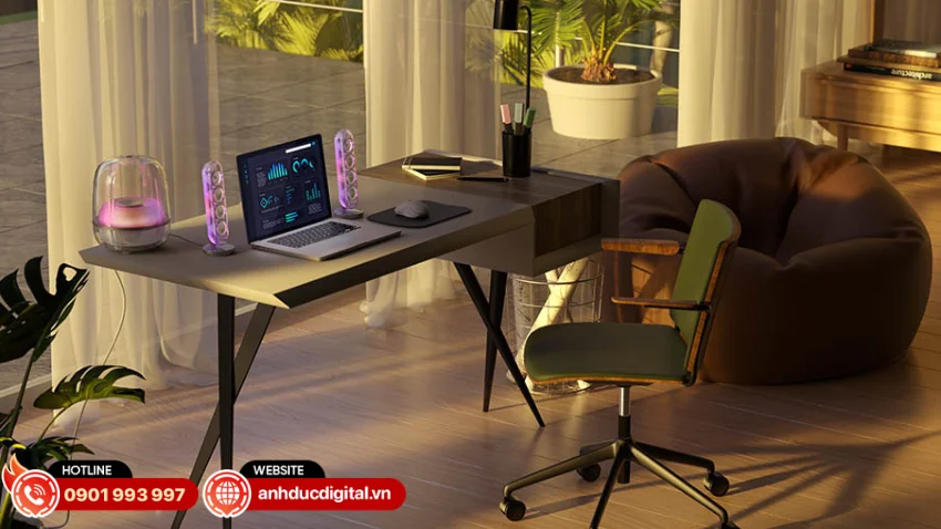 SoundSticks 5 Wi-Fi được trang bị kết nối Wi-Fi hiện đại gi&uacute;p truyền ph&aacute;t nhạc ổn định