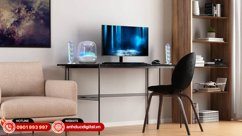 SoundSticks 5 Wi-Fi tương th&iacute;ch với nhiều nền tảng truyền ph&aacute;t nhạc phổ biến 