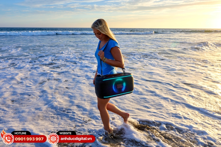 PartyBox On The Go 2 thiết kế dễ di chuyển