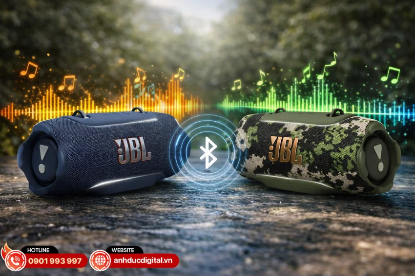 Loa JBL Xtreme 5 được trang bị Bluetooth 6.0 v&agrave; c&ocirc;ng nghệ Auracast&trade;