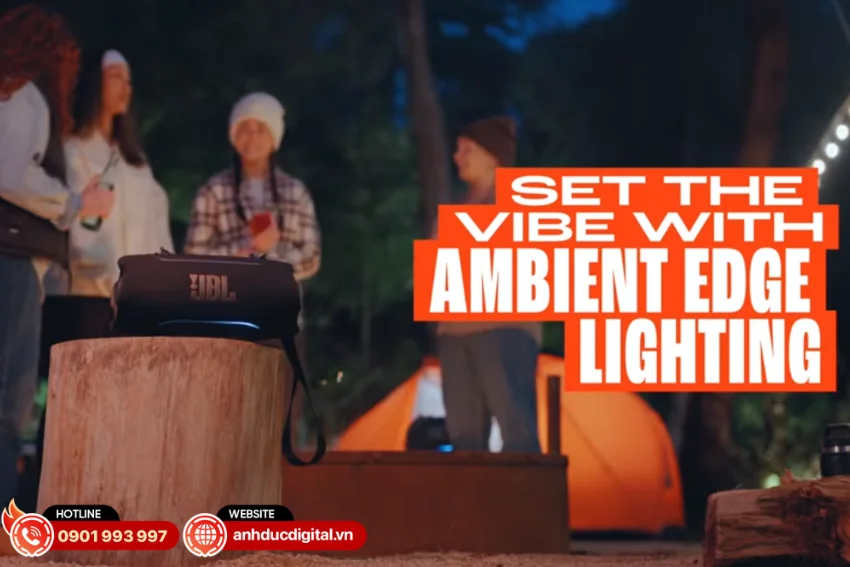 JBL Xtreme 5 t&iacute;ch hợp đ&egrave;n LED ambient