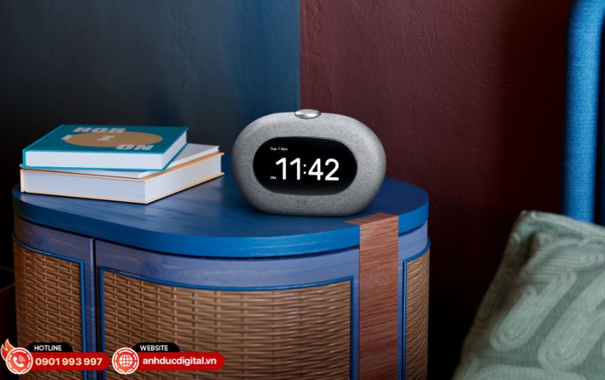 Loa JBL Horizon 3 có báo thức kép và pin lưu thời gian