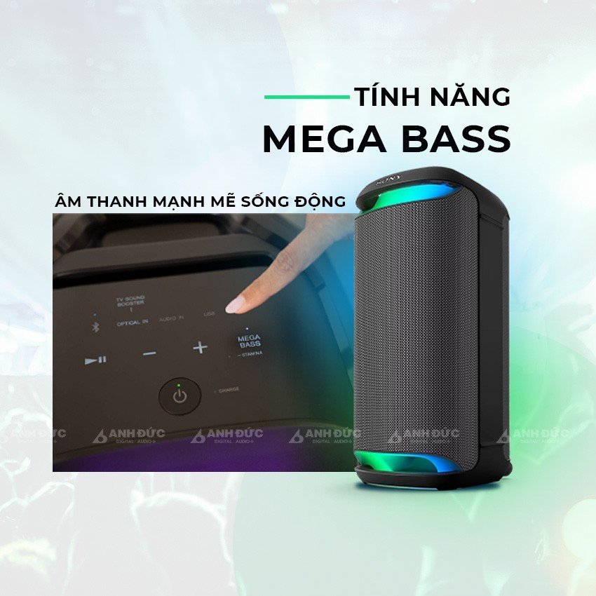 Tính năng Mega Bass