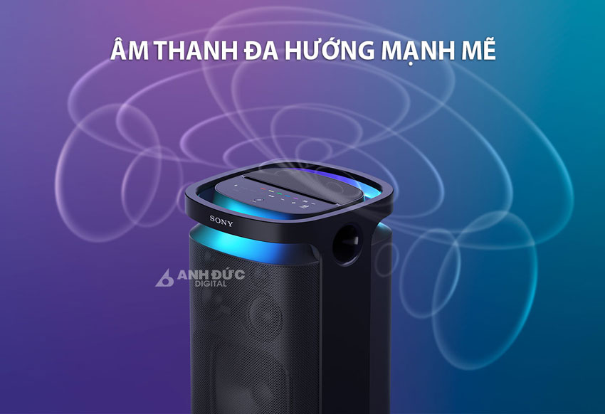Âm thanh đa hướng mạnh mẽ