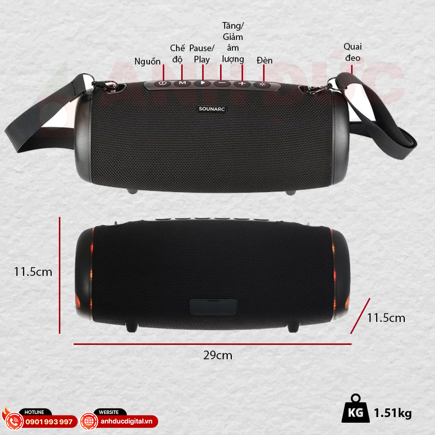 SOUNARC R2 ảnh tổng quan