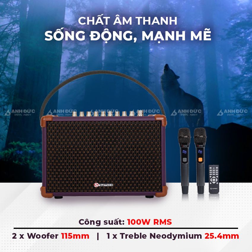 Chất âm sống động, mạnh mẽ
