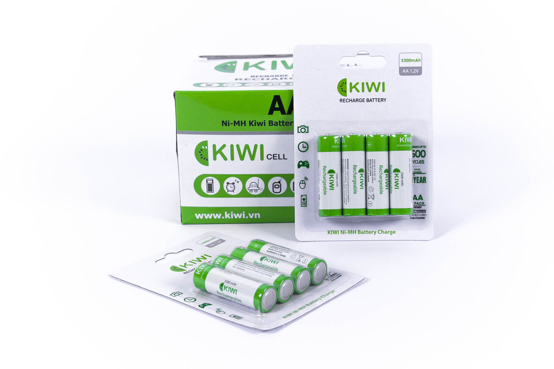 Pin sạc Kiwi AA 3300mAh 02