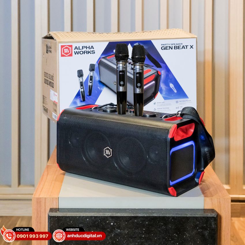 Alpha Works GEN BEAT X được trang bị hệ thống đèn LED RGB