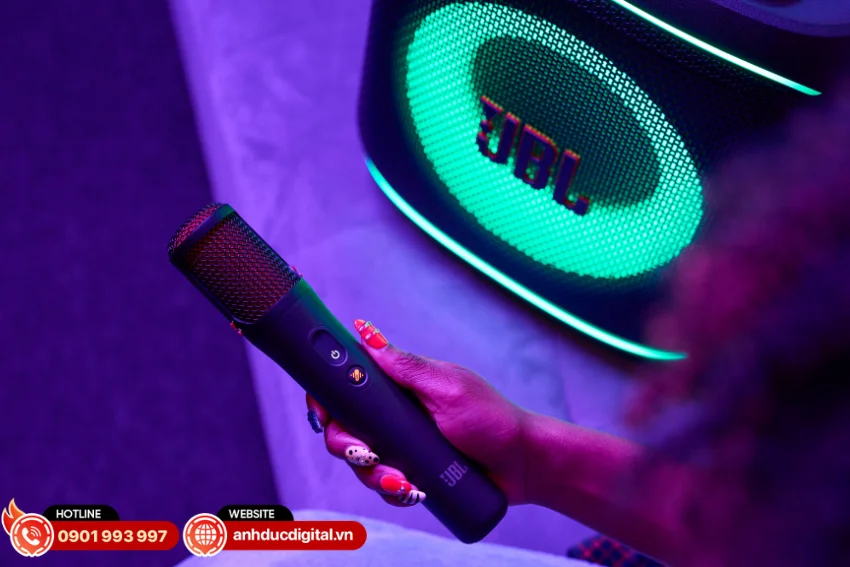 JBL PartyBox Encore 2 Plus sở hữu c&ocirc;ng suất 100W RMS kết hợp AI Sound Boost