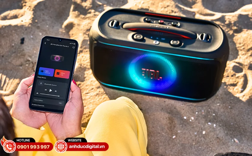 JBL PartyBox On-The-Go 2 Plus hỗ trợ kết nối hiện đại v&agrave; đa dạng