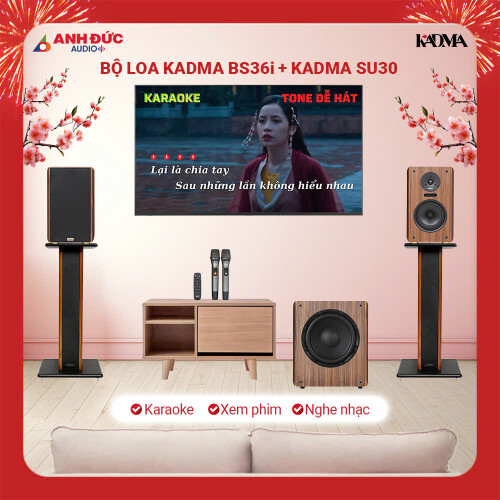 Bộ loa Kadma BS36i + Kadma SU30 (Chính hãng)