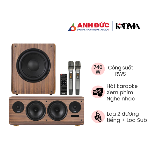 Bộ loa Kadma BS63 + Kadma US30 (Chính hãng)