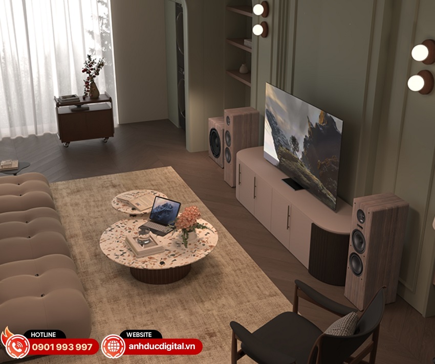 Bộ loa Kadma BS68 + SU30 mang đến âm trầm sâu, mạnh mẽ và lan tỏa