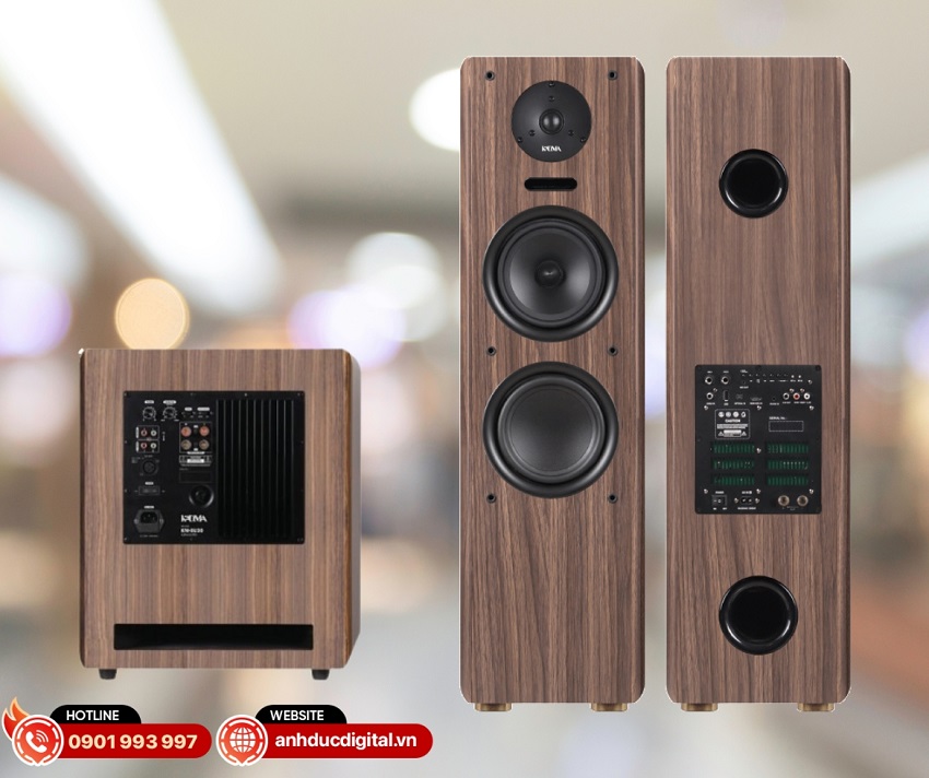 Bộ loa Kadma BS68 + SU30 sở hữu các cổng kết nối đa dạng, tương thích với mọi thiết bị