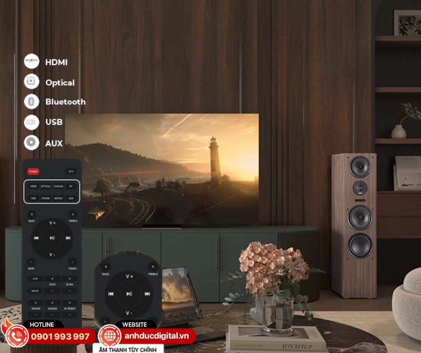 Kadma BS68 sử dụng điều khiển từ xa tiện dụng