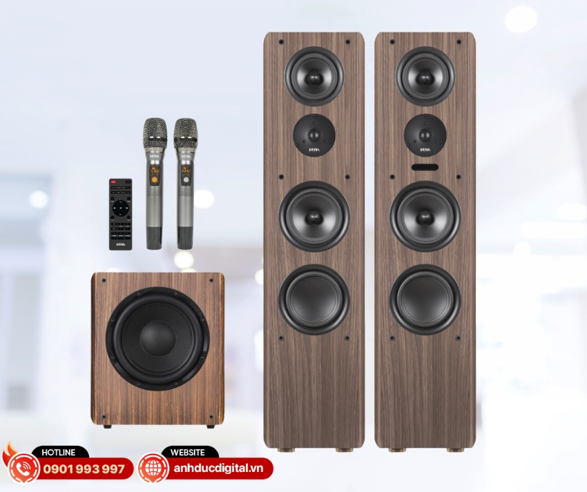 Bộ loa Kadma BS68 + SU30 mang đến âm trầm sâu, chắc và đầy uy lực