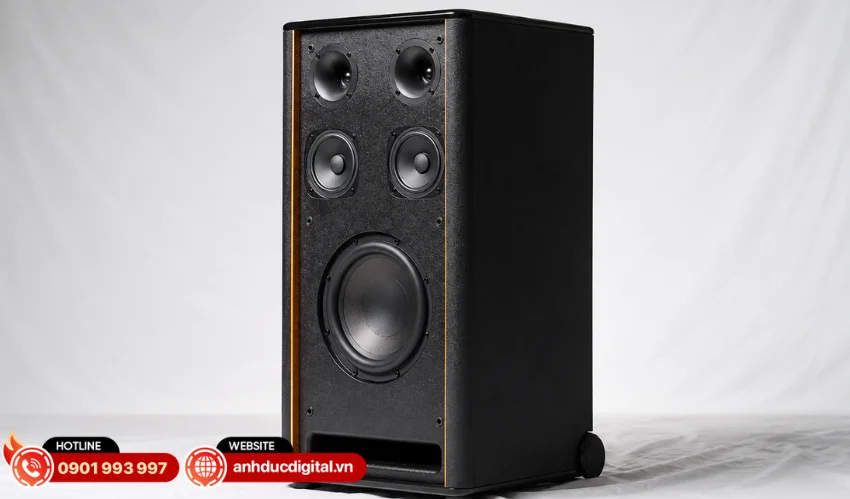 Kadma KF650 sử dụng cấu tr&uacute;c 3 đường tiếng với 5 củ loa