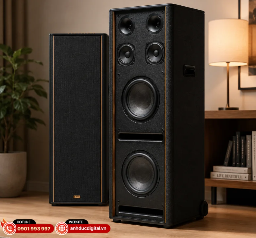 Kadma KF670 được trang bị hệ thống 3 đường tiếng hiện đại