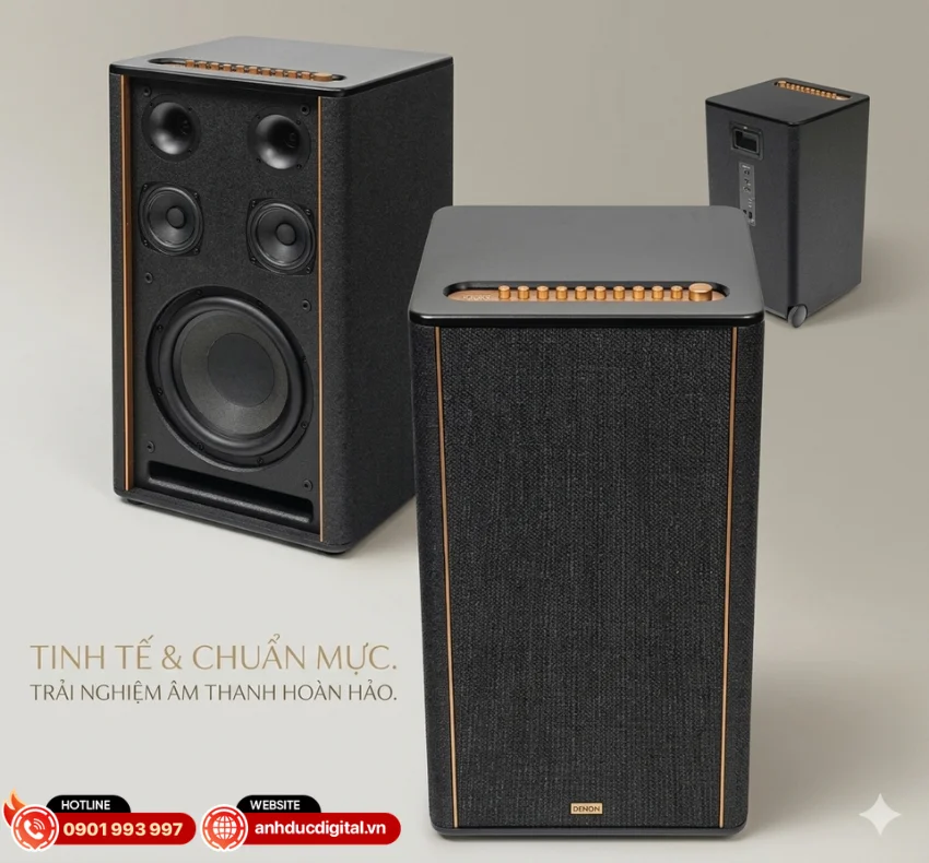 Kadma KF950 sở hữu thiết kế Tower sang trọng lấy cảm hứng từ h&igrave;nh ảnh đ&agrave;n grand piano hiện đại